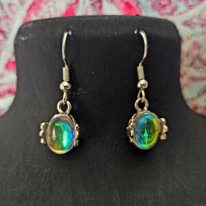 Enchanted Silver Vintage Victorian Witchy Woodsy Fairycore Earrings